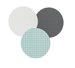 CN White Membrane/Black Grid Individual Sterile Pack